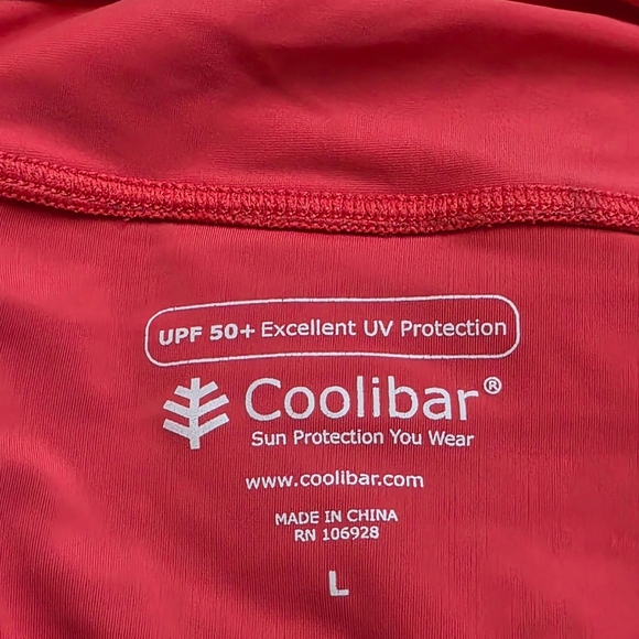 Coolibar Aqua Vesta Swim Skort – Pink Paisley, Size Large - Picture 7 of 7